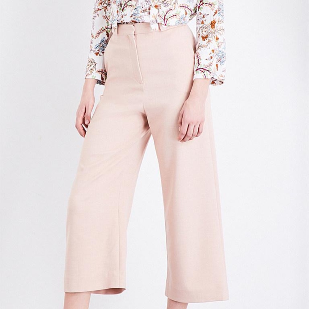 MAJE PANKA NUDE TROUSERS